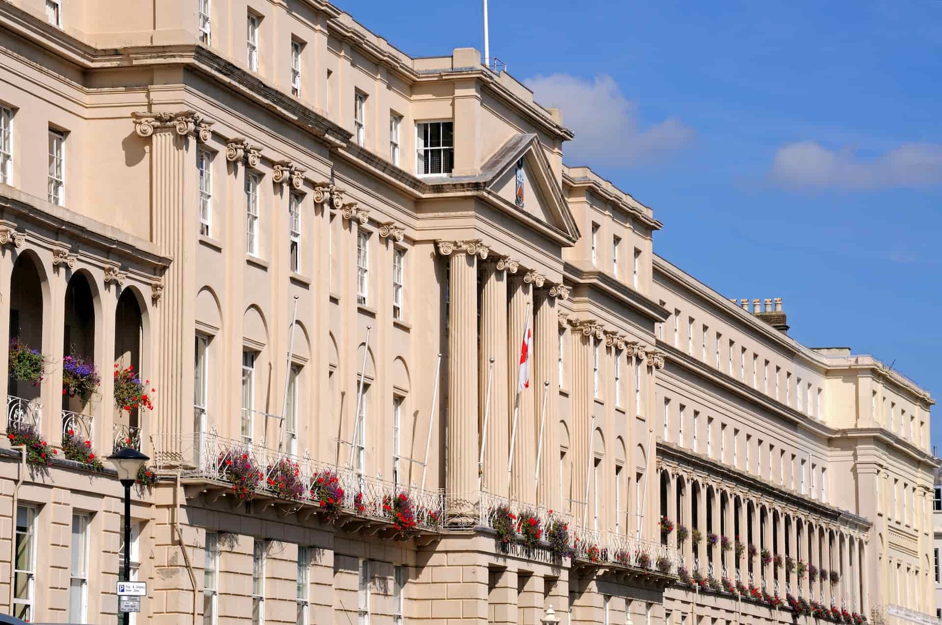 Municipal offices in Cheltenham from the outside