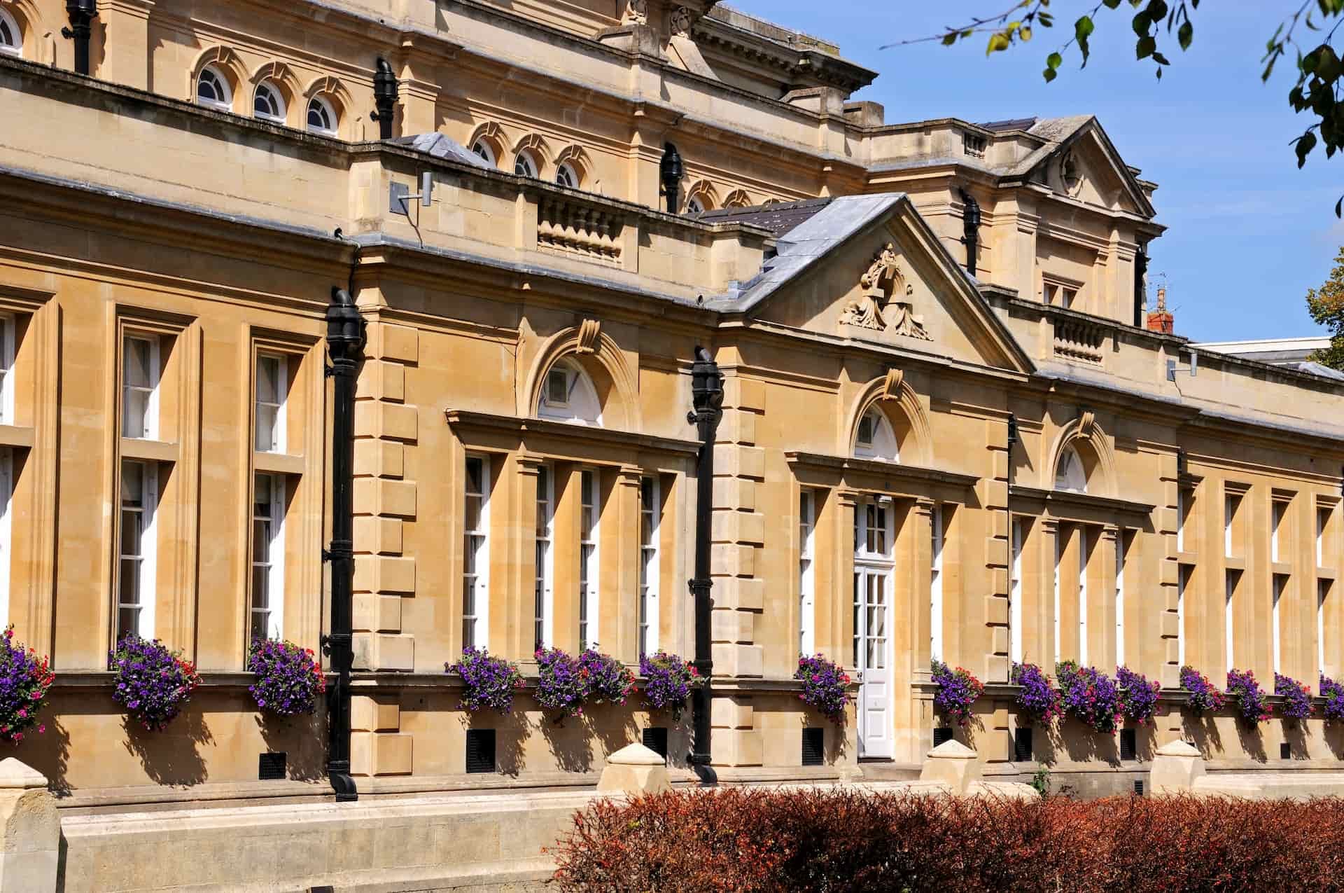 Cheltenham town hall from the outside